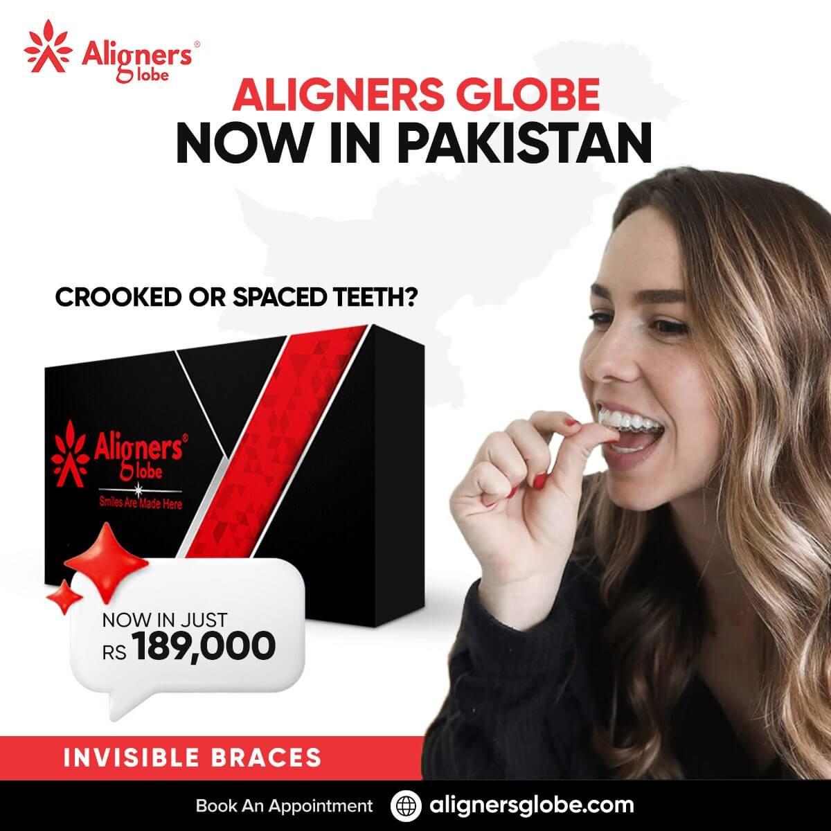 Invisible braces cost in Pakistan